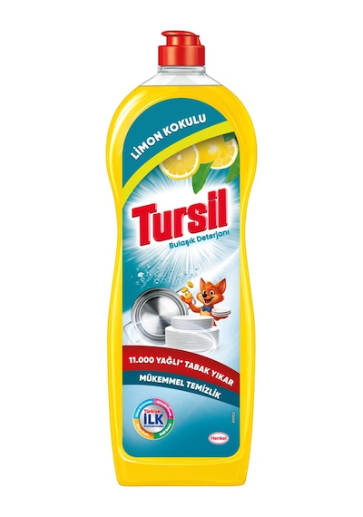 Tursil Sıvı Bulaşık Deterjanı Limon 750 Ml 3 Adet