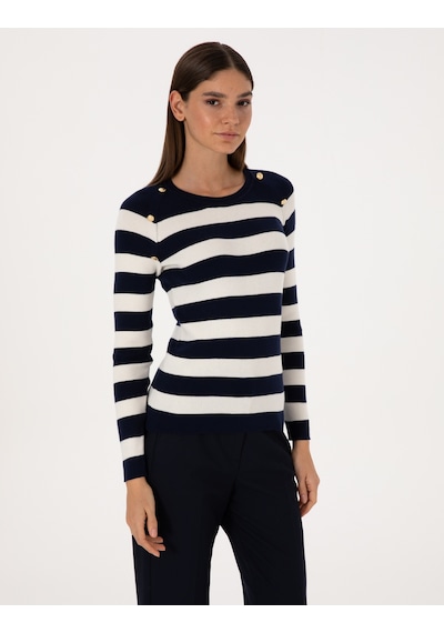 Pierre Cardin Kadın Lacivert Kazak /triko 50310972-vr033 Lacivert