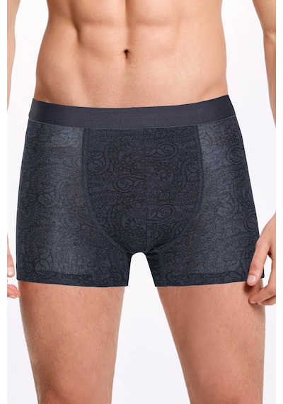 İlke İç Giyim Erkek Şal Desen Modal Boxer Standart Füme