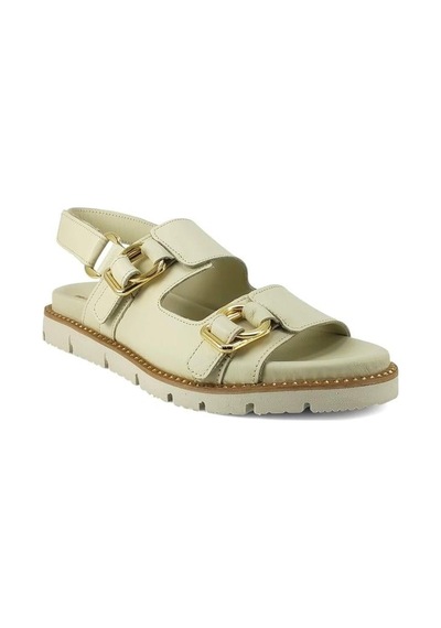 Venüs 25440013 Günlük Hakiki Deri Bayan Sandalet-bej Bej
