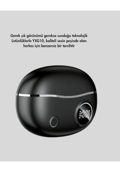 Ergonomik - 742 - Klipsli Kablosuz Kulaklık 30 Saat Pil Ve Dokunmatik - Muratech - Kontrol Özelliği