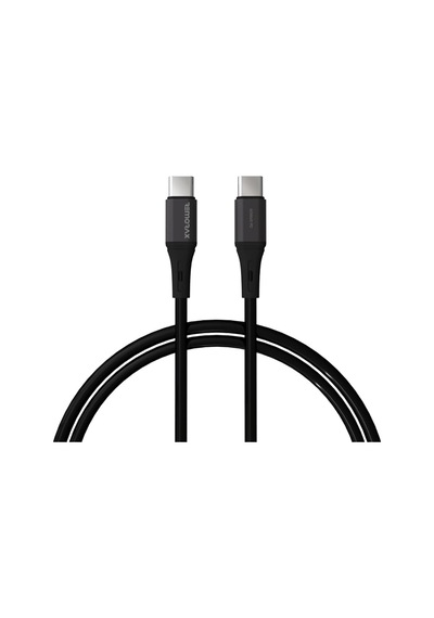 Type C-c Hızlı Şarj Kablosu, 60watt Pd Hızlı Şarj, 1metre, Apple Uyumlu iPhone 15/16/17 Ve Andoid İçin, Siya Standart