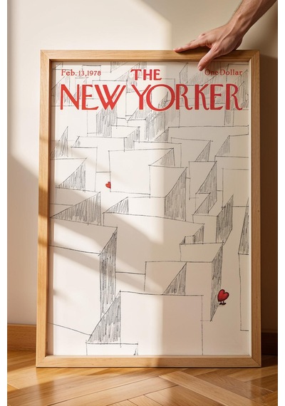 The New Yorker Çerçeveli Tablo February 13 1978