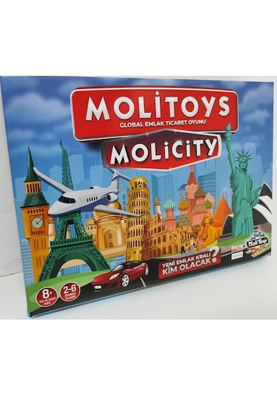 Emlak Ticaret Oyunu Molipoly Molicity Monopoly Monopoli Metropol Mega City Aile Oyunu