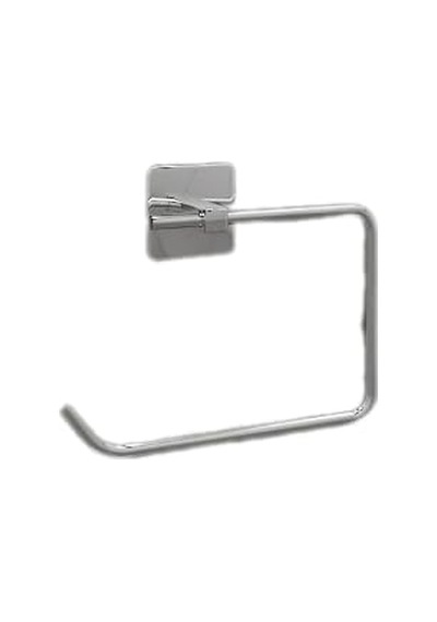 Alper Banyo Kare Krom Yapışkanlı Açık Tuvalet Kağıtlığı Wc Kağıtlık Tuvalet Kağıdı Askısı 16.5 x 12.2 x 11.2 CM
