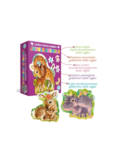 Circle Toys Lovely Puzzle Jungle  Animals