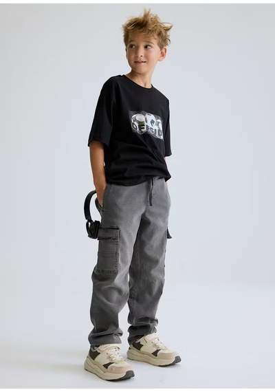 Mayoral Erkek Çocuk T-shirt 6033 Siyah