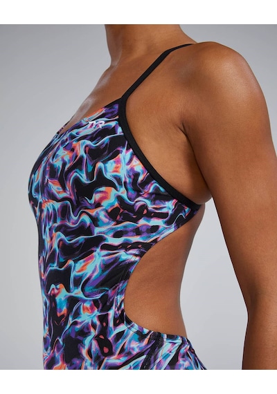Tyr Durafast Elite Kadın Cutoutfit Mayo - Energia Mor