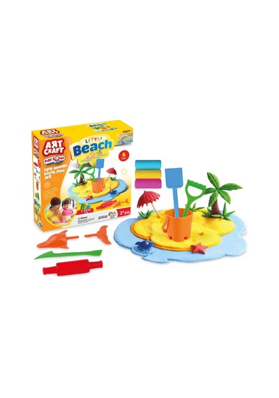 Mey İthalat 03577 Plaj Seti Oyun Hamuru 150 Gr. Sarı