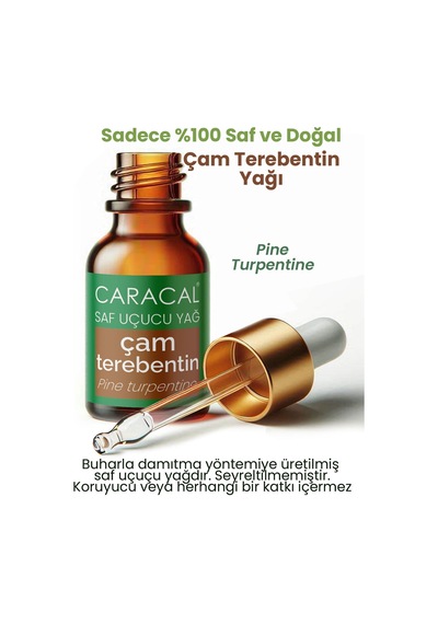 Caracal Çam Terebentin Uçucu Yağı 10 Ml