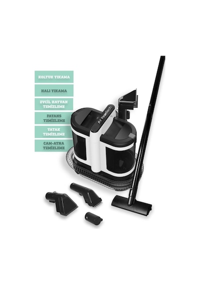 Pirantech V22c Koltuk Ve Halı Yıkama Makinesi - Cam Temizleme Makinesi - Evcil Hayvan Temizleme Makinesi