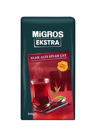 Migros Ekstra Elek Altı Siyah Çay 500 G 4'li Avantaj Paketi Mıchu