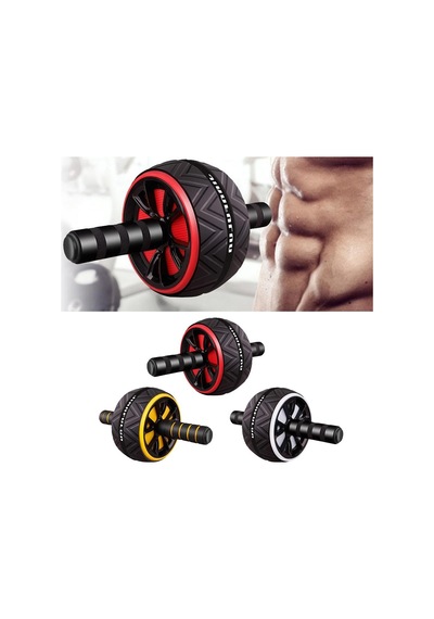 Dolıty Abdominal Egzersiz Tekerleği Fitness Gücü Kırmızı Kırmızı