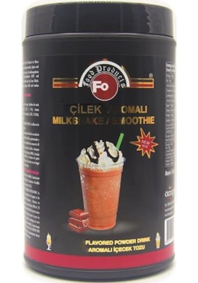 Fo Milkshake Smoothie Çilek Aromalı İçecek Tozu 1 KG