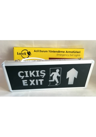 Lorex Ledli Exıt-Çıkış Yukarı Acil Çıkış Yönlendirme Armatürü