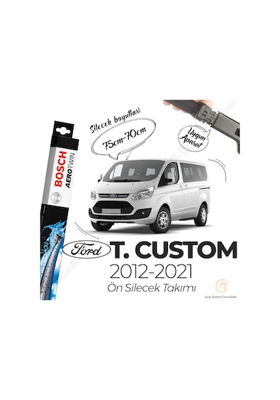 Ford Tourneo Custom Muz Silecek Takımı 2012-2021 Bosch Aerotwin