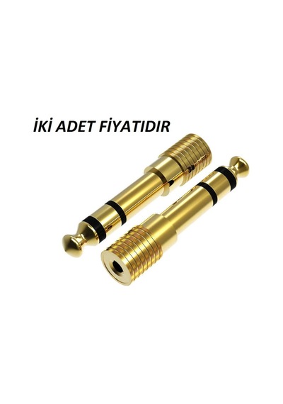 Zirveelektronik 3.5 Mm - 6.3 Mm Aux Stereo Çevirici Dişi Erkek Jak Çevirici Jak D
