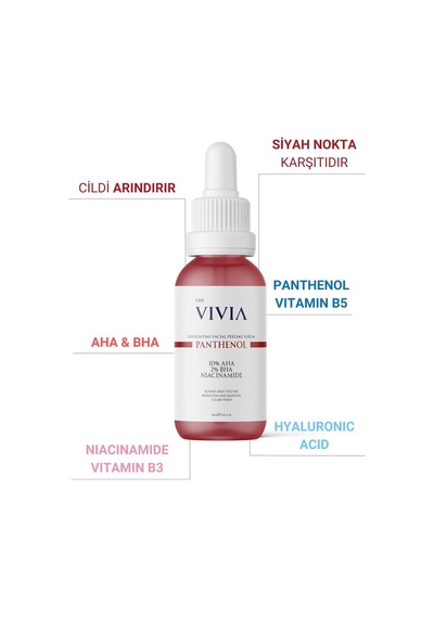 Canlandırıcı, Cilt Tonu Eşitleyici, Yenileyici, Gözenek Sıklaştırıcı Peeling Serum Aha & Bha, 30 Ml