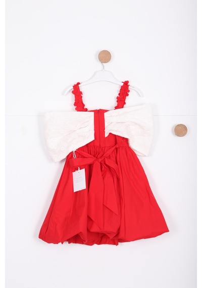 Xo Kids Kız Çocuk Elbise 2-5 Yaş 5884 Kırmızı
