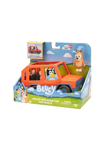 Bluey 17661 Bluey 4x4 Büyük Araç Ve Chilli Figür Set