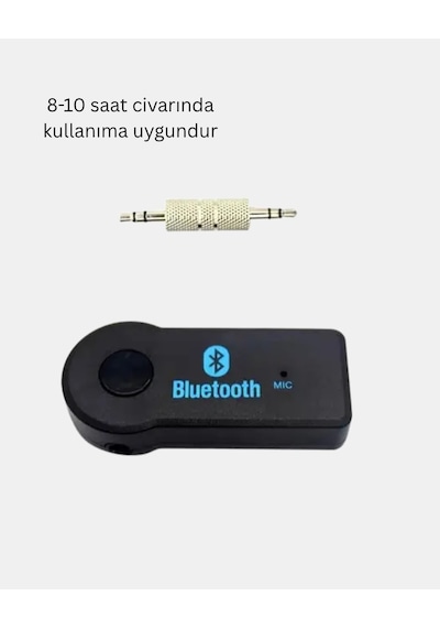 Hubrendy Tekno Bluetooth Aux Araç Kiti Eller Serbest Müzik Çalar Dahili Mikrofonlu
