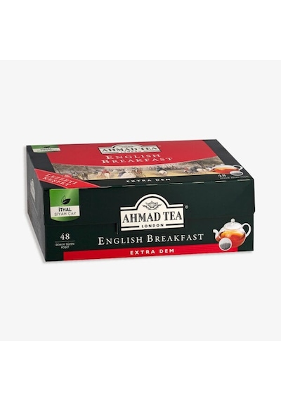 Ahmad Tea English Breakfast Demlik Poşet Çay 48 Li 154 G