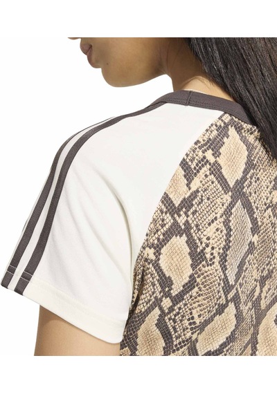 Adidas Lınen/magbeı Calı Tee Bej