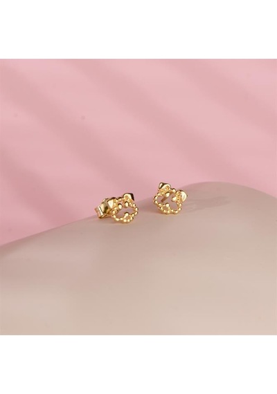 Goldkupe 14 Ayar Altın Köpekçik Küpe 1,16 Gr-2176