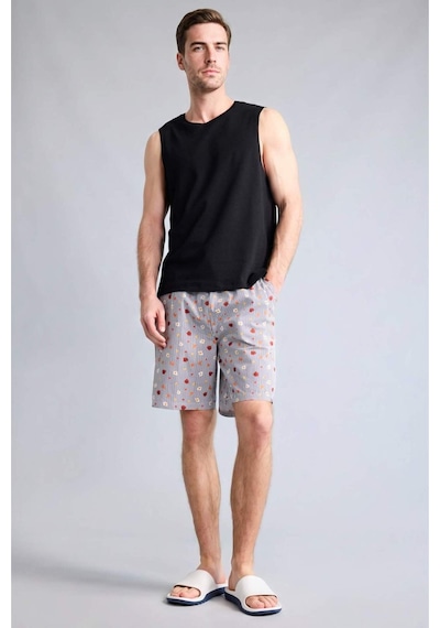 Defacto New Regular Fıt Cepli Kısa Boy Poplin Şort H5519ax26spnv135 Lacivert-nv135