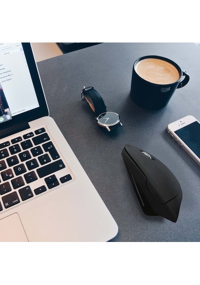 Alfalink Kablosuz Ergonomik Dikey Mouse 1600 Dpı 0011