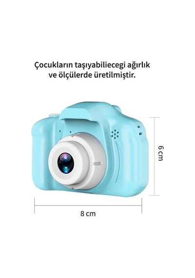 Vothoon LG-200 Mini Dijital Çocuk Fotoğraf Makinesi (İthalatçı Garantili)