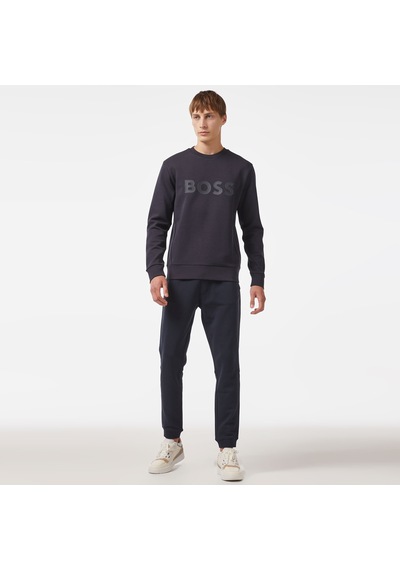 Boss Erkek Lacivert Sweatshirt