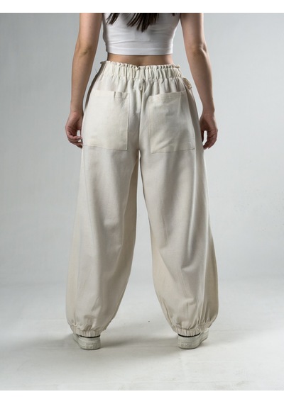 Cocopelli Bej Kadın Oversize Pantolon Coc3174