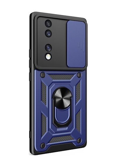 Honor 70 Kılıf Sürgülü Tank Zırh Yüzüklü Mıknatıslı Standlı Kapak S-vega