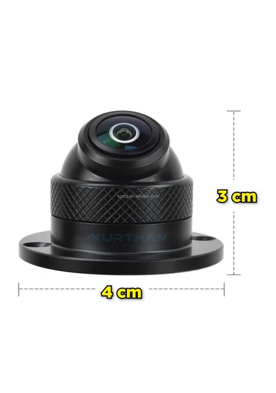 1 Adet Ultra Mini Ahd 1080p Kamera 150'' Geniş Açılı Lens 12 V
