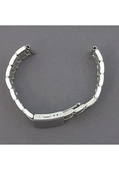 Çelik Metal Kol Saat Kordonu Yandan Basma Anahtarlı 24 Mm (C-03)