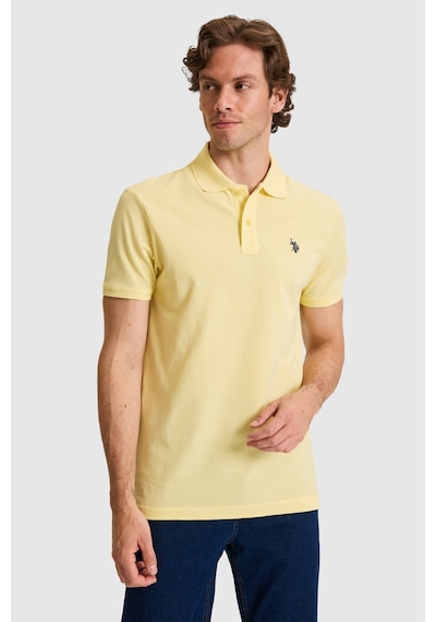 U.s. Polo Assn. Erkek Açık Sarı Tişört Basic 50322347-vr004 Acık Sarı