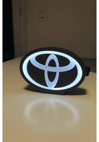 Toyota Dekoratif Aydınlatma Led Gece Lambası Beyaz
