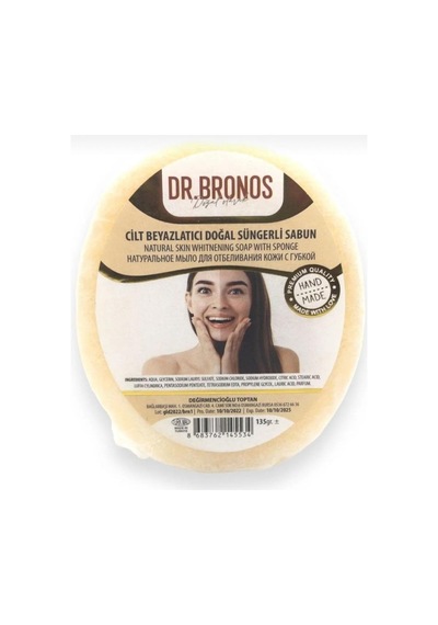 Dr. Bronos Cilt Beyazlatıcı Doğal Süngerli Sabun 135 Gr
