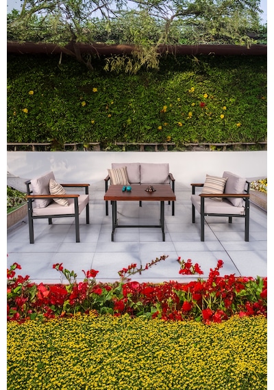 Neokas Bahce Mobilyası, Modern Balkon Mobilyası, Kafe Oturma Takımı, Teras Koltugu, 1+1+2+m Gri Neokas Bahce Mobilyası, Modern Balkon Mobilyası, Kafe Oturma Takımı, Teras Koltugu, 1+1+2+m Gri