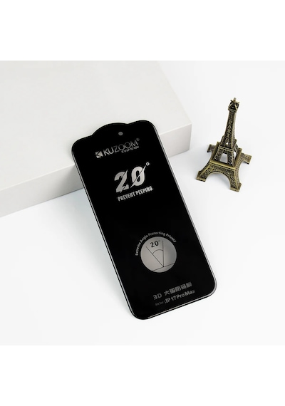 Delux Serisi Telefon Cam Ekran Filtresi 20 Hafif Kavisli Anti-peepApple iPhone Uyumlu 16/15/14 Pro