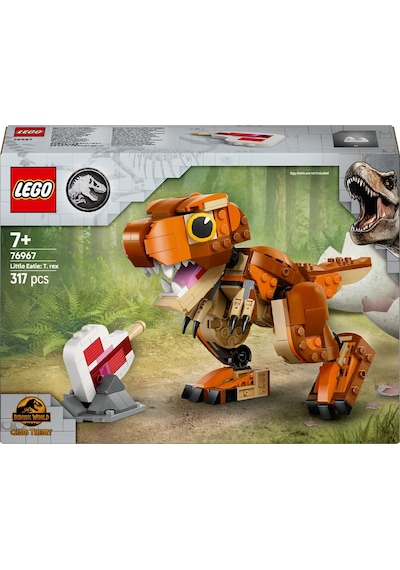 LEGO® Jurassic World Küçük Eatie: T. rex 76967 - 7 Yaş ve Üzeri Çocuklar için Dinozor İçeren Yaratıcı Oyuncak Yapım Seti (317 Parça)