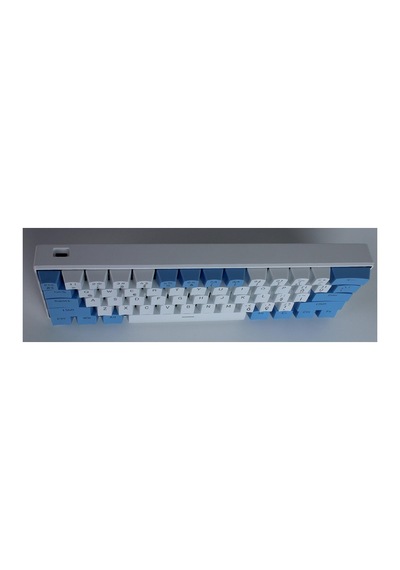 H61k Mini Mekanik Kablolu Gaming Oyuncu Klavye Türkçe Q Blue Switch 17 Ad Rgb Led Işık Modlu 61 Tuşlu Mavi