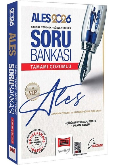Yargı 2026 Ales Vıp Sayısal Sözel Yetenek Tamamı Çözümlü Soru Bankası