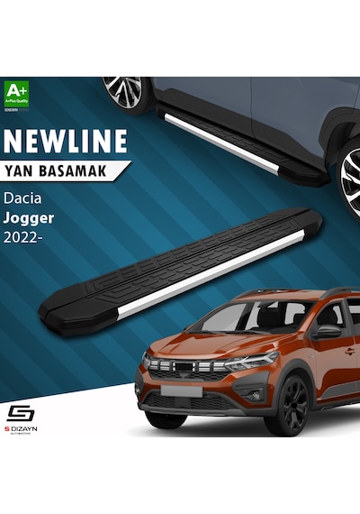 S-Dizayn Dacia Jogger NewLine Krom Yan Basamak 213 Cm 2022 Üzeri