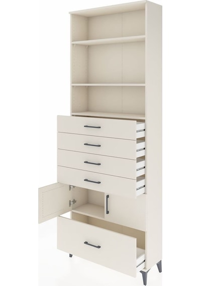 Arges Dolap 4 Raflı 5 Çekmeceli 2 Kapaklı 88x30x243 Aytaşı-ay... Aytaşı Arges Dolap 4 Raflı 5 Çekmeceli 2 Kapaklı 88x30x243 Aytaşı-ay... Aytaşı