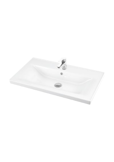 Çiğdem 80 Cm Antrasit Gri Mat-Atlantik Çam Mdf Banyo Alt Dolabı Antrasit - Atlantik Çam