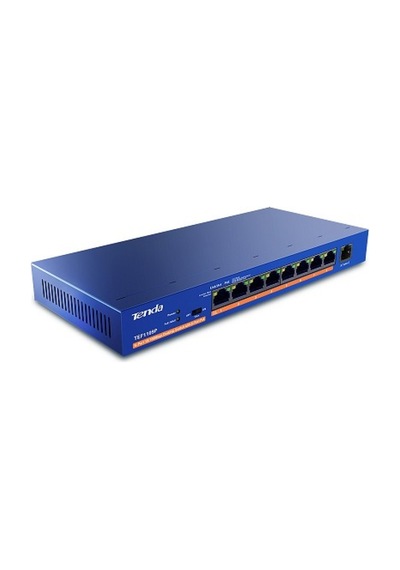 TENDA 9port 63w 8port PoE TEF1109P-8-63W 10/  00 Yönetilemez Swit