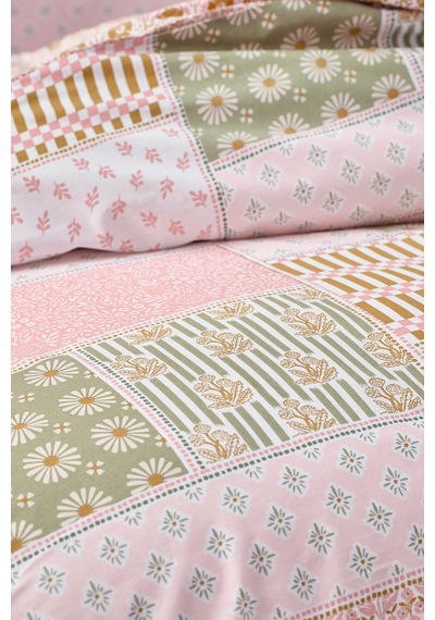 Doqu Home Boho Chic Spring Festıval-nevresim Takımı-tek-upsala Bej