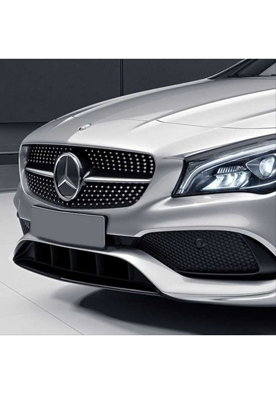 Mercedes W117 Cla Diamond Ön Panjur Izgara 2016-2018 Makyajlı